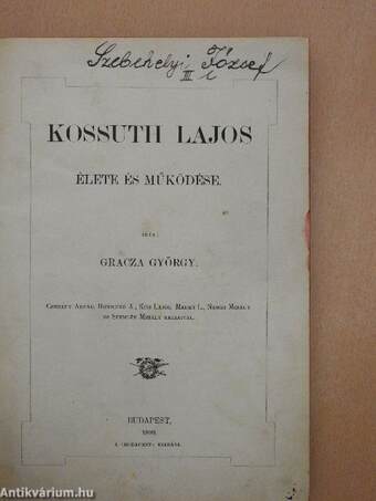 Kossuth Lajos élete és működése (rossz állapotú)