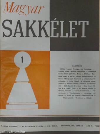 Magyar Sakkélet 1961-62. január-december