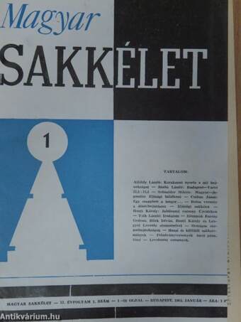 Magyar Sakkélet 1963-64. január-december