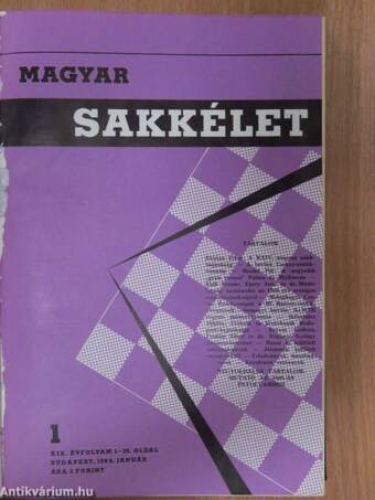 Magyar Sakkélet 1969-70. január-december