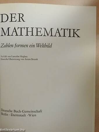 Die Welt Der Mathematik