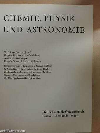 Die Welt der Chemie, Physik und Astronomie