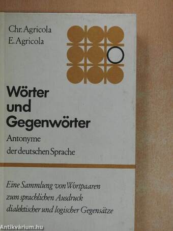 Wörter und Gegenwörter