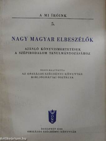 Nagy magyar elbeszélők