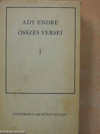 Ady Endre összes versei I-II.