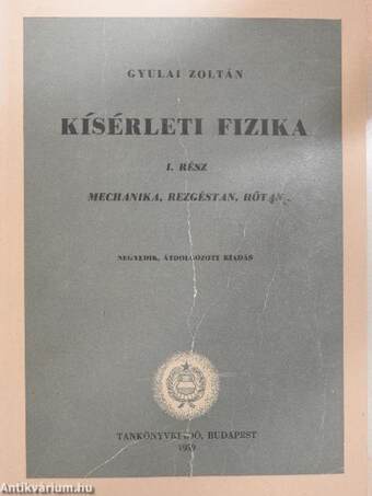 Kísérleti fizika I.