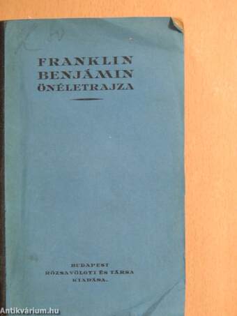 Franklin Benjámin önéletrajza