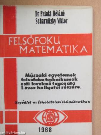 Felsőfokú matematika