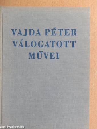 Vajda Péter válogatott művei 