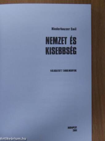 Nemzet és kisebbség