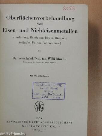 Oberflächenvorbehandlung von Eisen- und Nichteisenmetallen