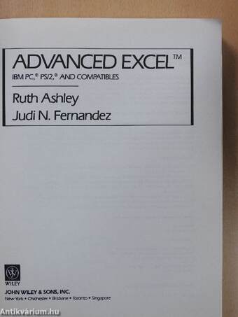 Advanced Excel