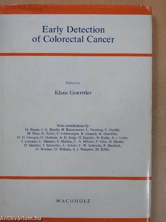 Early Detection of Colorectal Cancer