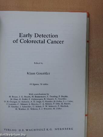 Early Detection of Colorectal Cancer