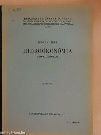 Hidroökonómia