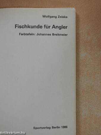 Fischkunde für Angler