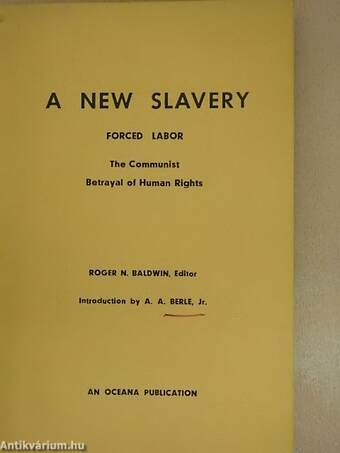 A New Slavery