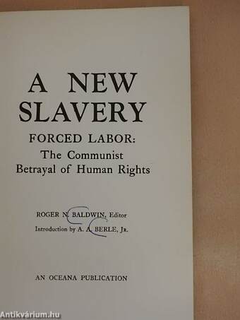 A New Slavery