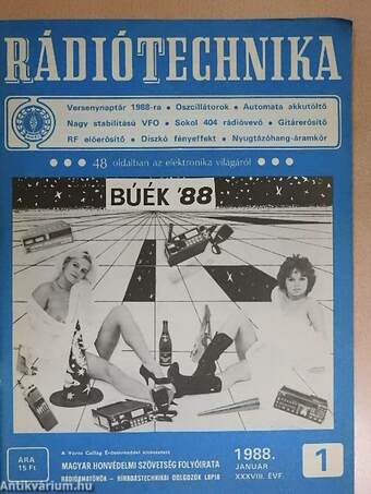 Rádiótechnika 1988. január-december