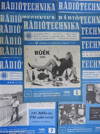 Rádiótechnika 1986. január-december