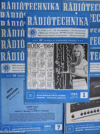 Rádiótechnika 1984. január-december