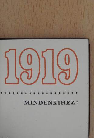 1919 - Mindenkihez! (minikönyv) (számozott)