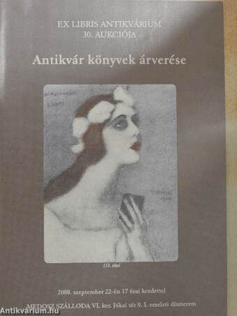 Ex Libris Antikvárium 30. aukciója