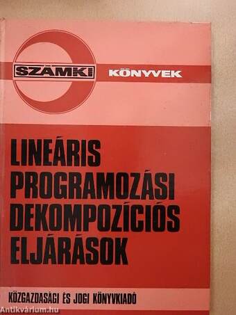 Lineáris programozási dekompozíciós eljárások