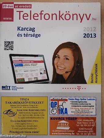 Telefonkönyv - Karcag és térsége 2012-2013