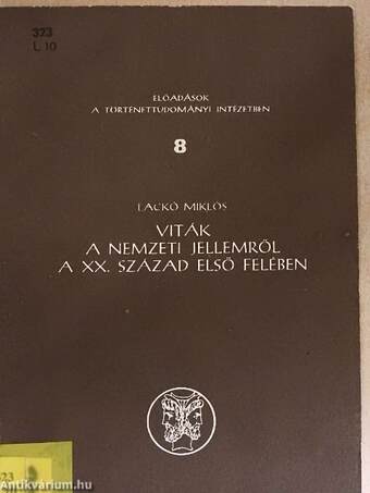 Viták a nemzeti jellemről a XX. század első felében