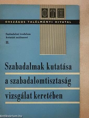 Szabadalmak kutatása a szabadalomtisztaság vizsgálat keretében