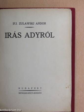 Irás Adyról