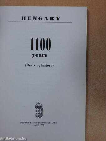 Hungary 1100 years