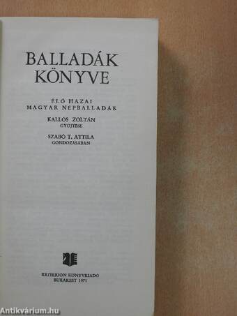 Balladák könyve