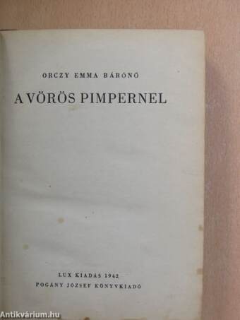 A Vörös Pimpernel