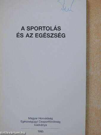 A sportolás és az egészség