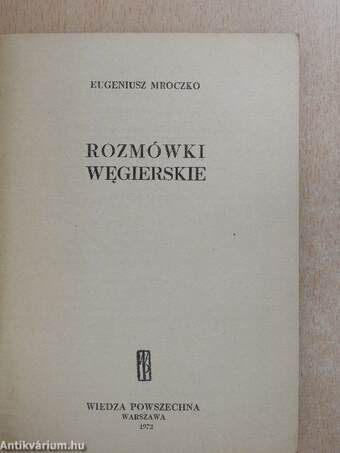 Rozmówki Wegierskie