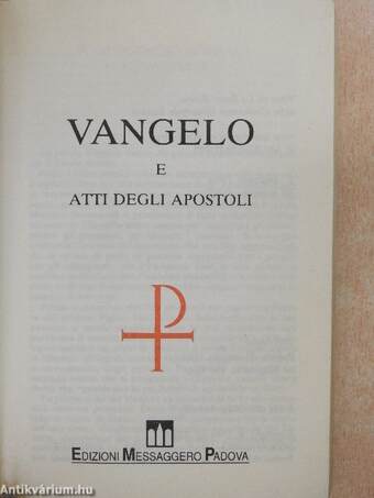 Vangelo e Atti degli Apostoli