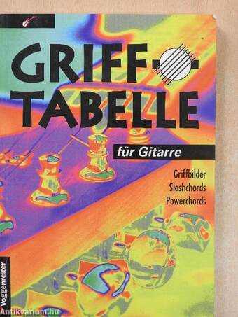 Griff-Tabelle für Gitarre