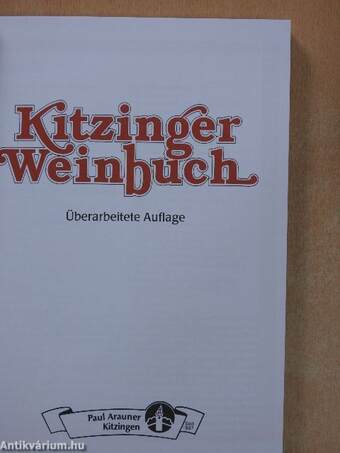 Kitzinger Weinbuch