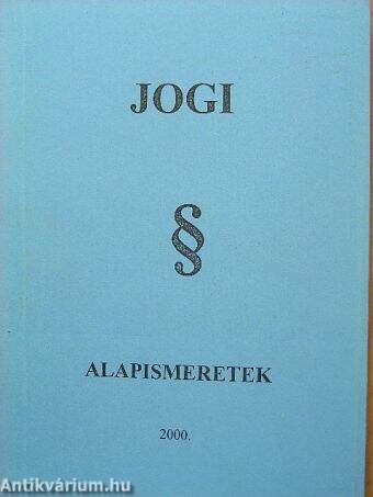 Jogi alapismeretek