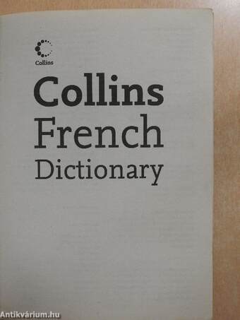 Collins French School Dictionary