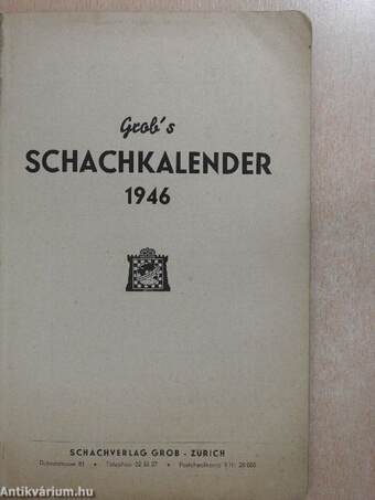 Grob's Schachkalender 1946