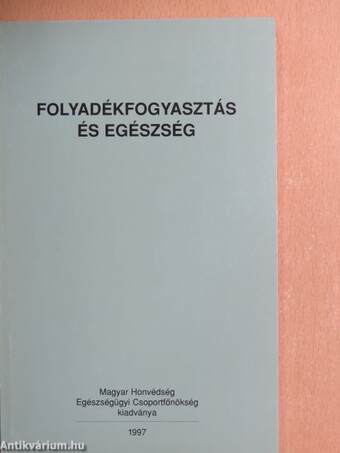 Folyadékfogyasztás és egészség