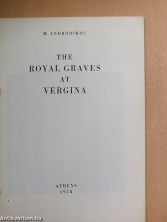 The Royal Graves at Vergina