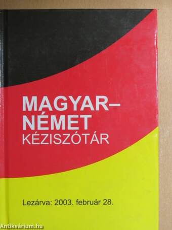 Magyar-német kéziszótár