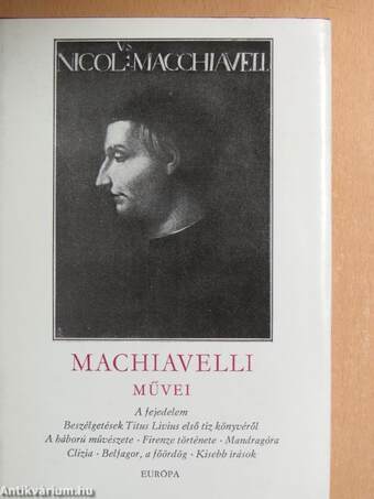 Niccoló Machiavelli művei I.