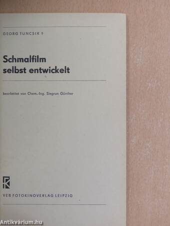 Schmalfilm selbst entwickelt