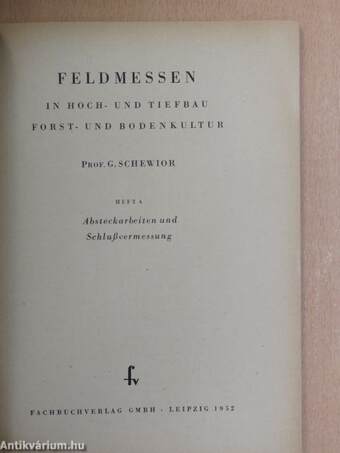 Feldmessen