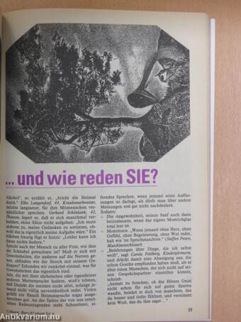 Das Magazin Juli 1984.